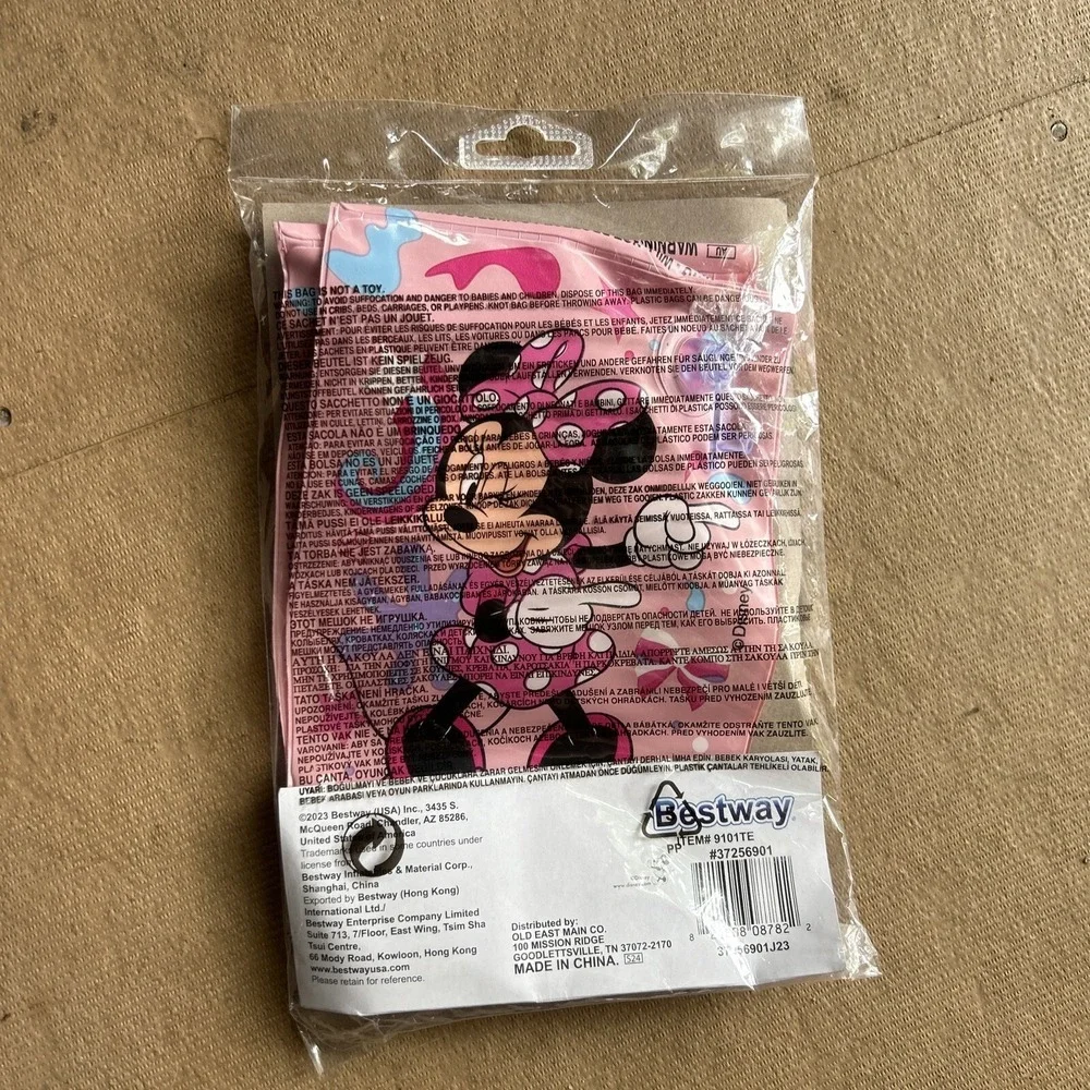 NEW * Disney MINNIE MOUSE PINK INFLATABLE SWIM‎ ARM FLOATS Pool Floaties